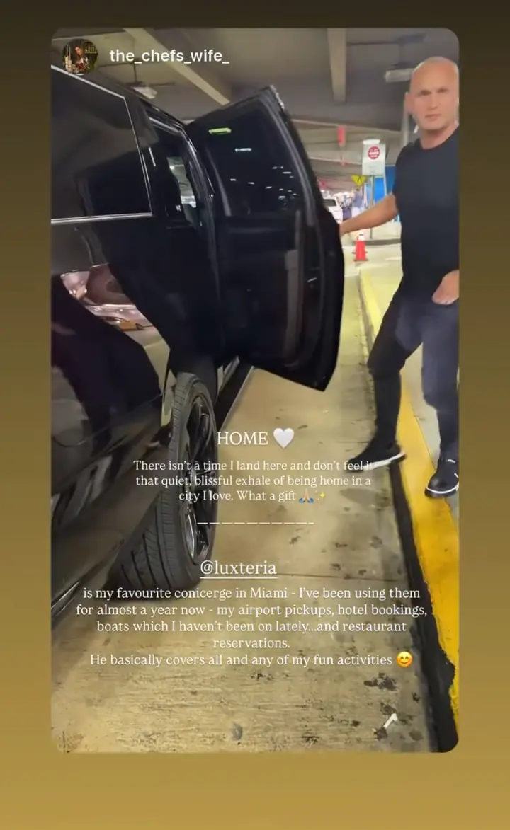 Airport pickup by a Luxteria chauffeur in Miami