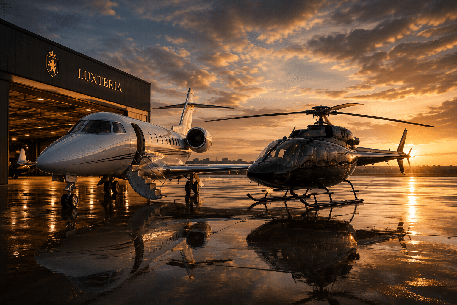 Private Jet and Helicopter Charter